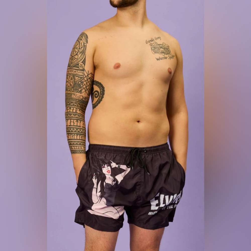 NWT Cakeworthy Elvira men’s swim shorts sizes Large, XL and 2X
